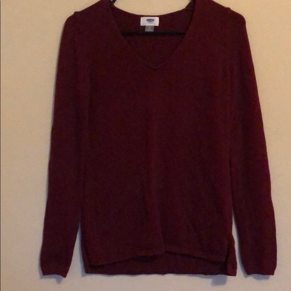 V-neck sweater